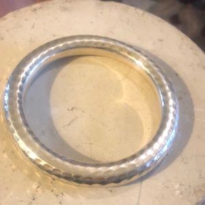 Gorgeous Heavy Silpada Hammered Bangle